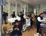 Edgar Degas The New Orleans Cotton Exchange Spain oil painting artist